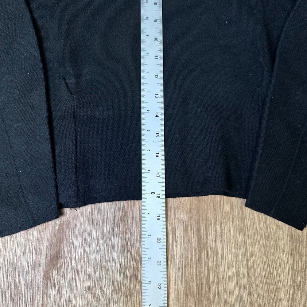 Maeve Anthropologie Womens XS Black V-Neck Long Sleeve Knit Pullover Sweater - Picture 3 of 10